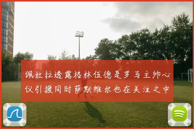 佩杜拉透露格林伍德是罗马主帅心仪引援同时萨默维尔也在关注之中